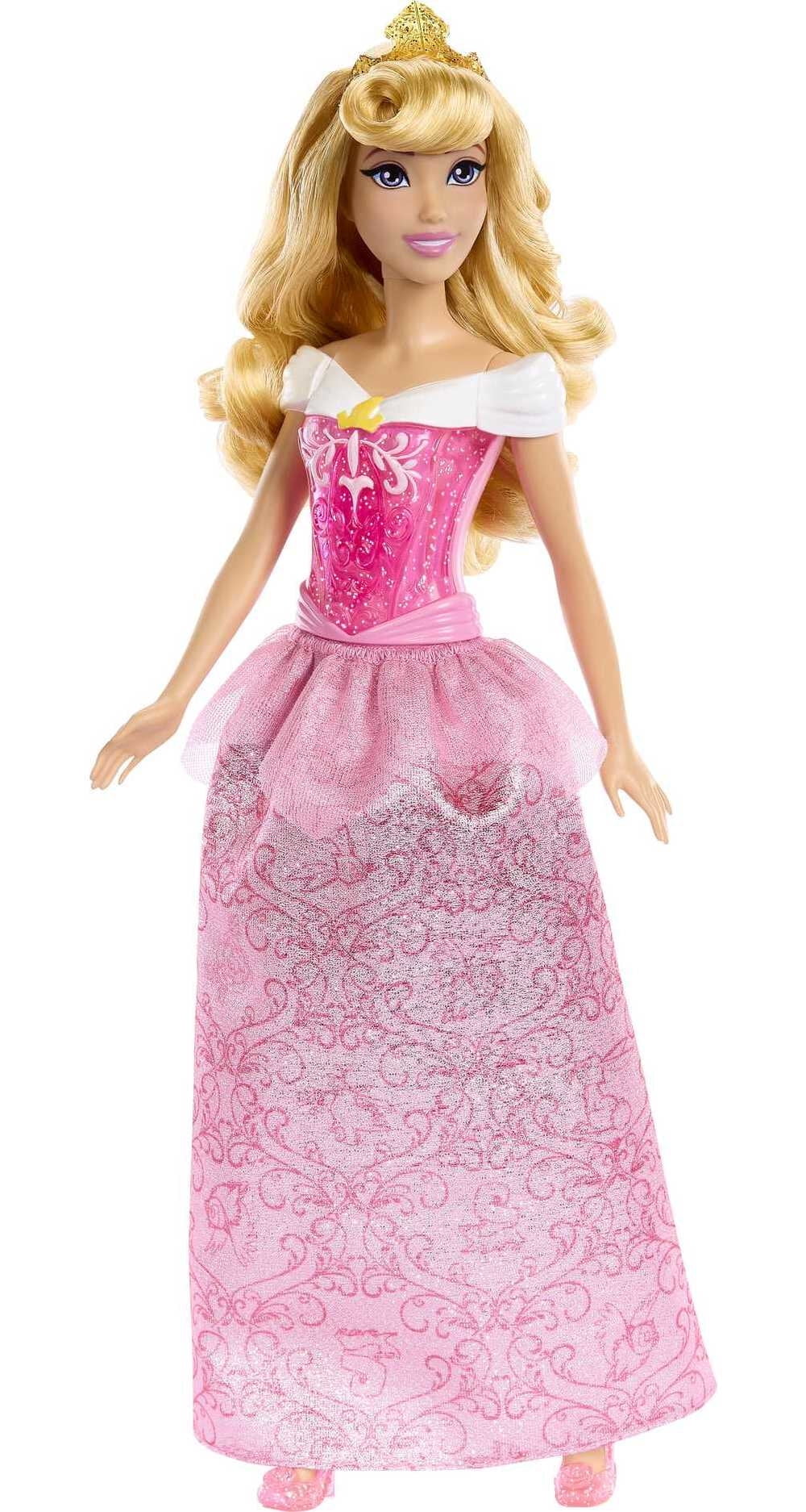 Disney Princess Aurora 11 inch Fashion Doll with Blonde Hair, Purple Eyes & Tiara Accessory